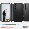 image:imageSpigen Thin Fit Designed for Galaxy S24 Case 2024 Hard Shell MilitaryGrade Protection  BlackBlack
