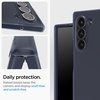 image:imageSpigen Ultra Hybrid Pro Designed for Galaxy Z Fold 6 Case 2024 Hinge Protection AntiYellowing  Crystal ClearFrost Navy Blue