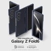 image:imageSpigen Ultra Hybrid Pro Designed for Galaxy Z Fold 6 Case 2024 Hinge Protection AntiYellowing  Crystal ClearFrost Navy Blue