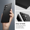 image:imageSpigen for Galaxy S25 Case Liquid Air No Magnet Ring MilitaryGrade Protection  Abyss GreenMatte Black