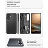 image:imageSpigen for Galaxy S25 Case Liquid Air No Magnet Ring MilitaryGrade Protection  Abyss GreenMatte Black
