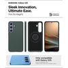 image:imageSpigen for Galaxy S25 Case Thin Fit MagFit Compatible with MagSafe Fast Wireless Charging  BlackAbyss Green