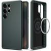 image:imageSpigen for Galaxy S25 Case Thin Fit MagFit Compatible with MagSafe Fast Wireless Charging  BlackAbyss Green