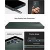 image:imageSpigen for Galaxy S25 Case Thin Fit MagFit Compatible with MagSafe Fast Wireless Charging  BlackAbyss Green