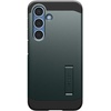 image:imageSpigen for Galaxy S25 Case Tough Armor MagFit Kickstand Compatible with MagSafe MilitaryGrade Protection  BlackAbyss Green