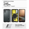 image:imageSpigen for Galaxy S25 Case Tough Armor MagFit Kickstand Compatible with MagSafe MilitaryGrade Protection  BlackAbyss Green