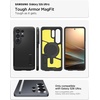 image:imageSpigen for Galaxy S25 Case Tough Armor MagFit Kickstand Compatible with MagSafe MilitaryGrade Protection  BlackBlack