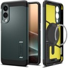 image:imageSpigen for Galaxy S25 Case Tough Armor MagFit Kickstand Compatible with MagSafe MilitaryGrade Protection  GunmetalAbyss Green