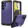 image:imageSpigen for Galaxy S25 Case Tough Armor MagFit Kickstand Compatible with MagSafe MilitaryGrade Protection  GunmetalAsh Violet