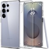 image:imageSpigen for Galaxy S25 Case Ultra Hybrid No Magnet Ring AntiYellowing  Frost BlackCrystal Clear