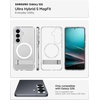image:imageSpigen for Galaxy S25 Case Ultra Hybrid S MagFit Kickstand Compatible with MagSafe Fast Wireless Charging 2025  Clear WhiteClear White