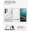 image:imageSpigen for Galaxy S25 Case Ultra Hybrid S MagFit Kickstand Compatible with MagSafe Fast Wireless Charging 2025  Clear WhiteClear White