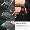image:imageSpigen for Galaxy S25 Ultra Case Optik Armor Sliding Camera Cover No Magnet Ring MilitaryGrade Protection  Abyss GreenAbyss Green