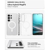 image:imageSpigen for Galaxy S26 Ultra Case Ultra Hybrid MagFit AntiYellowing Compatible with MagSafe Fast Wireless Charging  Zero One BlackClear White