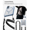image:imageSpigen for Galaxy S26 Ultra Case Ultra Hybrid MagFit AntiYellowing Compatible with MagSafe Fast Wireless Charging  Zero One BlackLight Blue