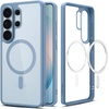 image:imageSpigen for Galaxy S26 Ultra Case Ultra Hybrid MagFit AntiYellowing Compatible with MagSafe Fast Wireless Charging  Zero One BlackLight Blue