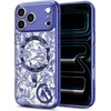 image:imageSpigen for iPhone 17 Pro Max Case Ultra Hybrid MagFit c11 Collection Customized MultiLayered Digital Printing Design MilitaryGrade Protection Compatible with Magsafe  HuntingtonCobalt Spring
