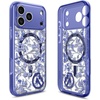 image:imageSpigen for iPhone 17 Pro Max Case Ultra Hybrid MagFit c11 Collection Customized MultiLayered Digital Printing Design MilitaryGrade Protection Compatible with Magsafe  HuntingtonCobalt Spring