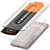 image:imageSpigen GlasTR EZ FIT Pro Screen Protector for Galaxy S25 Edge  9H Tempered glass Scratch resistance Autoalign tray Labtested 100 clarity Original touch Casefriendly 2 Pack