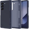 image:imageSpigen Ultra Hybrid Pro Designed for Galaxy Z Fold 6 Case 2024 Hinge Protection AntiYellowing  Crystal ClearFrost Navy Blue
