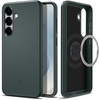 image:imageSpigen for Galaxy S25 Case Thin Fit MagFit Compatible with MagSafe Fast Wireless Charging  BlackAbyss Green