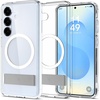 image:imageSpigen for Galaxy S25 Case Ultra Hybrid S MagFit Kickstand Compatible with MagSafe Fast Wireless Charging 2025  Clear WhiteClear White