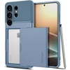 image:imageSpigen for Galaxy S25 Ultra Case Slim Armor CS Builtin Wallet No Magnet Ring  BlackLight Blue