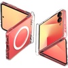 image:imageSpigen for Galaxy Z Flip 7 Case Ultra Hybrid Pro MagFit Hinge Protection Qi21 CertifiedMagnet for Galaxy  Clear WhiteClear White