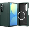 image:imageSpigen for Galaxy Z Fold 7 Case Tough Armor Pro MagFit Hinge Protection Fast Wireless ChargingMagnet for Galaxy  BlackAbyss Green
