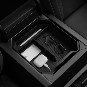 image:imageSpigen Center Console Organizer Tray Designed for Tesla Cybertruck 202623  Compatible with Cybertruck 2026202520242023 Top Carbon Edition  Tesla Cybertruck AccessoriesTop Organizer
