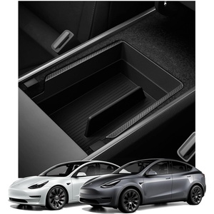 image:imageSpigen Center Console Organizer for Tesla Model Y 20212024 amp Model 3 20212023 Not for Model Y Juniper 202526 and Model 3 Highland 202425Armrest Console 8x7x3 ln