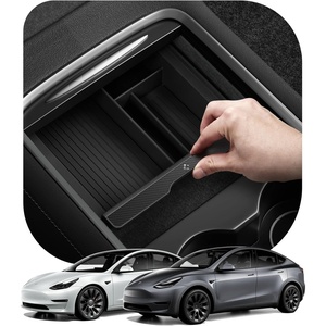 image:imageSpigen Center Console Organizer for Tesla Model Y 20212024 amp Model 3 20212023 Not for Model Y Juniper 202526 and Model 3 Highland 202425Center Console Organizer