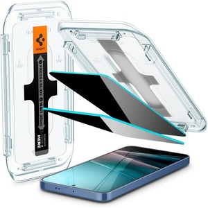 image:imageSpigen GlasTR EZ FIT Privacy Screen Protector for Galaxy S25  S24  AntiSpy 9H Hardness Tempered Glass Easy Installation Kit CaseFriendly Crystal Clear Touch ResponsiveGalaxy S25 Plus  Galaxy S24 Plus