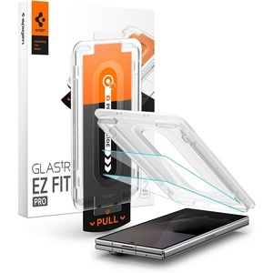 image:imageSpigen GlasTR EZ FIT Pro Screen Protector for Galaxy Z Fold 8  9H Tempered glass Scratch resistance Autoalign tray Labtested 100 clarity Original touch Casefriendly 2 PackGalaxy Z Fold 8 Ultra  Galaxy Z Fold 7