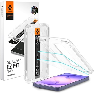 image:imageSpigen GlasTR EZ FIT Tempered Glass Screen Protector for Galaxy S25  S24  Crystal Clear 9H Hardness Tempered Glass Easy Installation Kit CaseFriendly Crystal Clear Touch ResponsiveGalaxy S26 Ultra