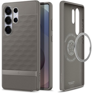 image:imageSpigen Parallax MagFit Designed for Galaxy S25 Case Fast Wireless Charging 2025  Sage GreenAsh Gray