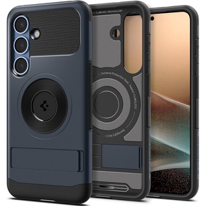 image:imageSpigen Slim Armor MagFit Designed for S25 Case 2025 MilitaryGrade Protection Compatible with MagSafe  Metal Slate