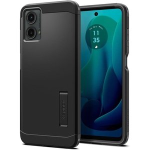 image:imageSpigen Tough Armor Designed for Moto G 5G 2024 Case MilitaryGrade Protection Kickstand  BlackBlack