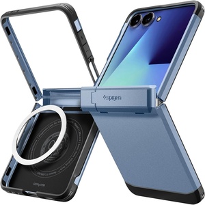 image:imageSpigen Tough Armor Pro MagFit for Galaxy Z Flip 7 FE Case and Z Flip 6 Case Not Compatible with Flip 7 Builtin Magnet  BlackSierra Blue