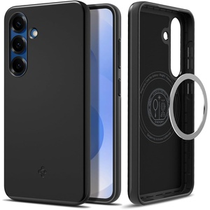 image:imageSpigen for Galaxy S25 Case Thin Fit MagFit Compatible with MagSafe Fast Wireless Charging  BlackBlack