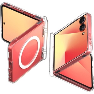 image:imageSpigen for Galaxy Z Flip 7 Case Ultra Hybrid Pro MagFit Hinge Protection Qi21 CertifiedMagnet for Galaxy  Clear WhiteClear White