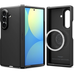 image:imageSpigen for Galaxy Z Fold 7 Case Tough Armor Pro MagFit Hinge Protection Fast Wireless ChargingMagnet for Galaxy  BlackBlack