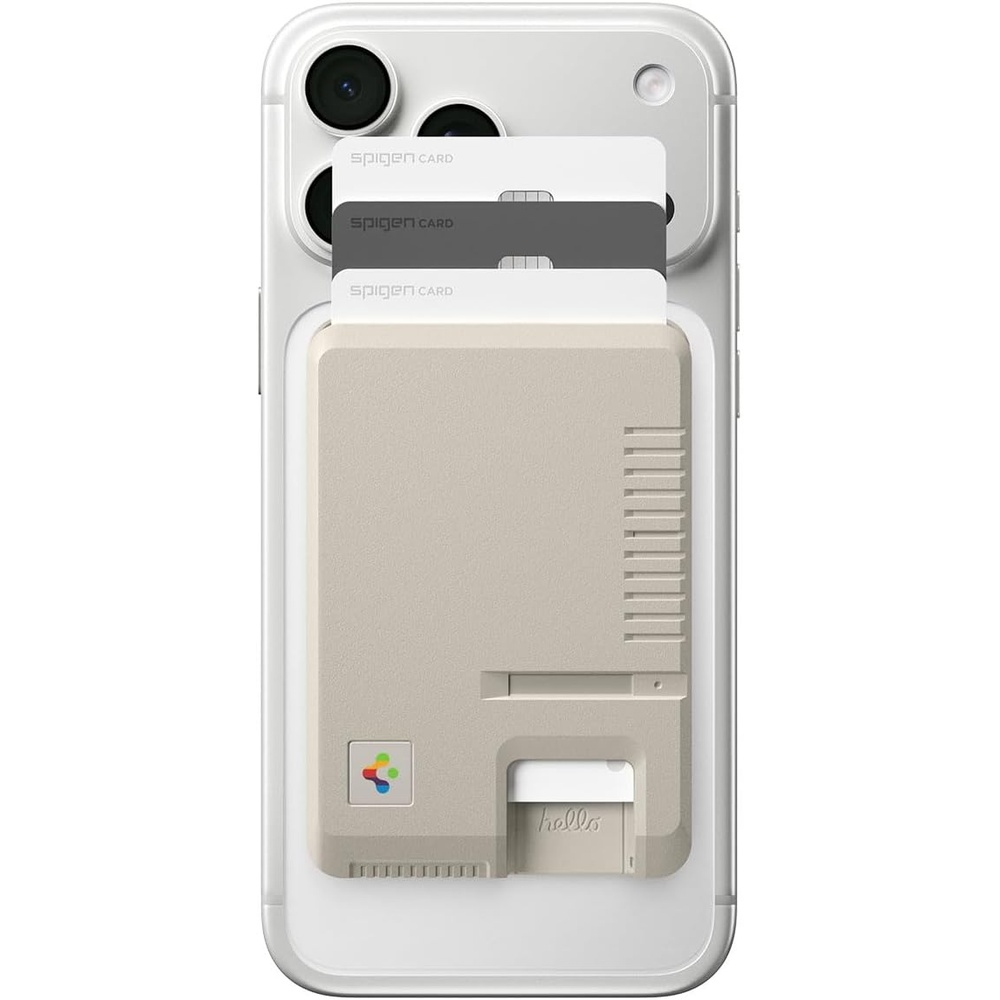 image:imageSpigen for MagSafe Wallet Holds 3 Cards Classic LS MagFit Vintage Retro  For iPhone 171615141312 Pixel 10 Series Magnetic Cases Pixelsnap amp More Heavy Duty Hardshell  StoneStone