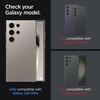 image:imageSpigen Camera Lens Protector for Galaxy S24 Ultra  Titanium Black 2 Pack  GlasTR EZ Fit Optik Pro 9H Tempered glass Scratch resistant Original photo quality Autoalign tray CasefriendlyTitanium Black