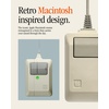 image:imageSpigen Classic LS Designed for AirPods Pro 3 Case 2025 with Lock  Classic Macintosh Mouse Inspired Design Secure Locking Clip Lanyard Included  StoneStone