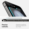image:imageSpigen GlasTR EZ FIT Tempered Glass Screen Protector for Galaxy Z Flip 5  9H Tempered glass Scratch resistance Autoalign tray Labtested 100 clarity Original touch Casefriendly 2 PackGalaxy Z Flip5