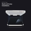 image:imageSpigen Screen Protector for iPhone 17 Pro Max 16 Pro Max  GlasTR EZ Fit AluminaCore Aluminumenhanced 10H tempered glass Autoalign tray 100 clarity Casefriendly 2 PackiPhone 11  iPhone XR