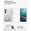 image:imageSpigen for Galaxy S24 Ultra Case Ultra Hybrid MagFit AntiYellowing Compatible with MagSafe Fast Wireless Charging  WhiteClear White
