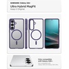 image:imageSpigen for Galaxy S24 Ultra Case Ultra Hybrid MagFit AntiYellowing Compatible with MagSafe Fast Wireless Charging  WhiteDeep Purple