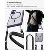 image:imageSpigen for Galaxy S24 Ultra Case Ultra Hybrid MagFit AntiYellowing Compatible with MagSafe Fast Wireless Charging  WhiteDeep Purple
